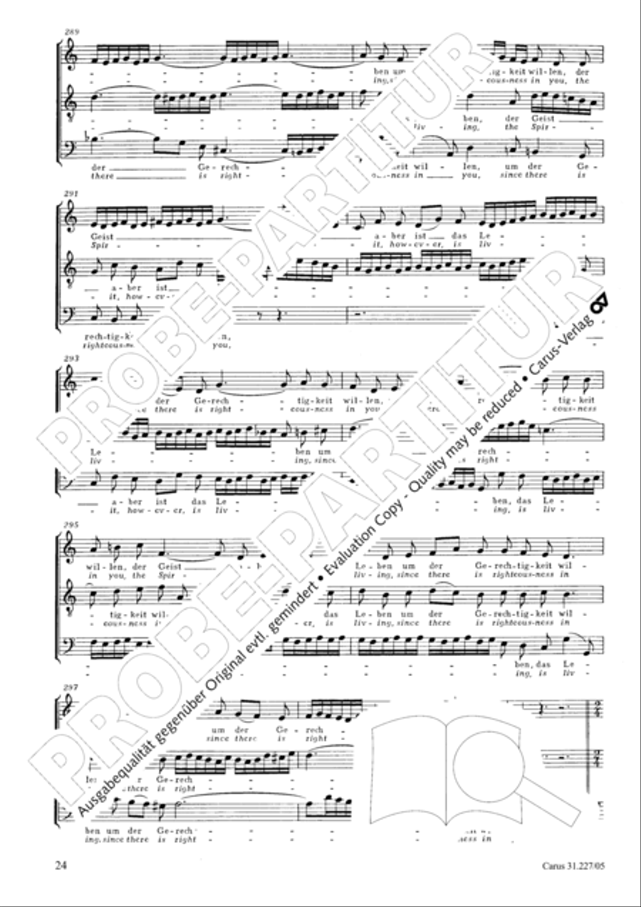 Jesu, my salvation (Jesu, thou my pleasure) SSATB scores gallery preview page 25