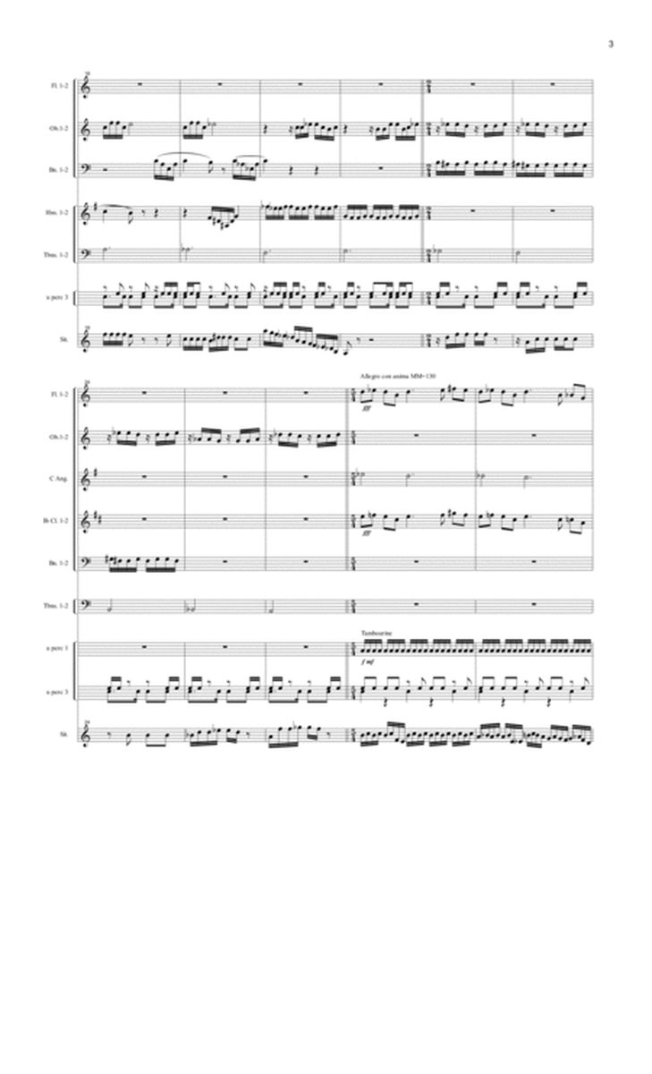 Symphony No 6 in D minor "The Ethnic World" Opus 6 - 3rd Movement (3 of 4) - Score Only