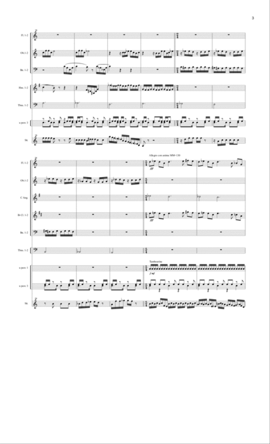 Symphony No 6 in D minor "The Ethnic World" Opus 6 - 3rd Movement (3 of 4) - Score Only