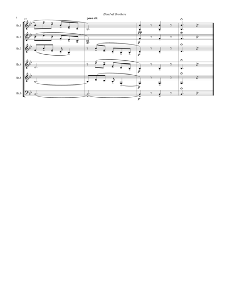 Band Of Brothers - Main Title Chamber Orchestra scores gallery preview page 4