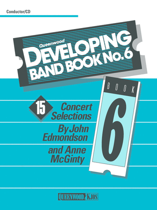 Book cover for Developing Band Book No. 6 - Conductor Score/CD