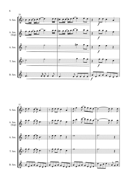 Billie Jean - for Saxophone Quartet image number null