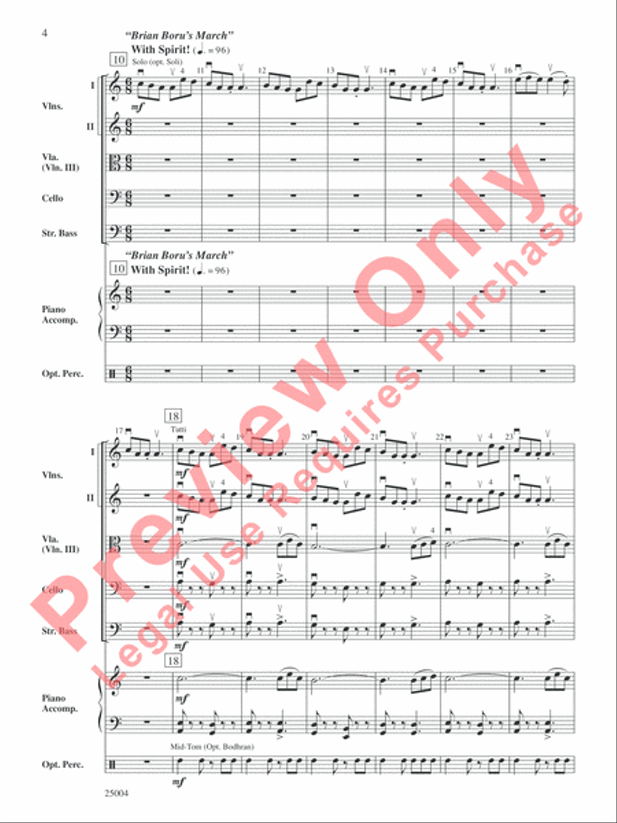 Castle Lore Castle Lore String Orchestra scores gallery preview page 5