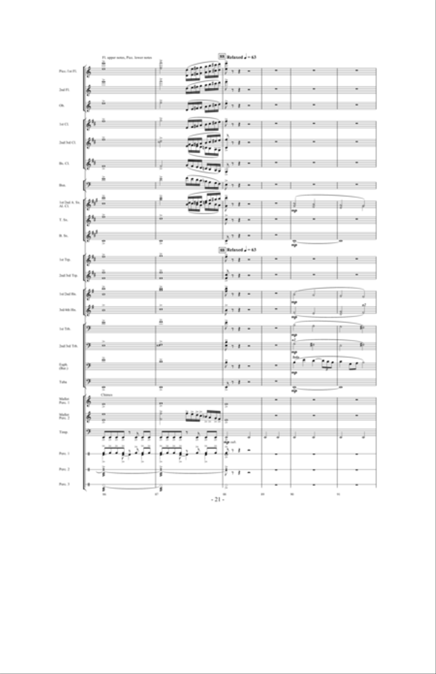 In Pursuit of Troy Concert Band scores gallery preview page 19