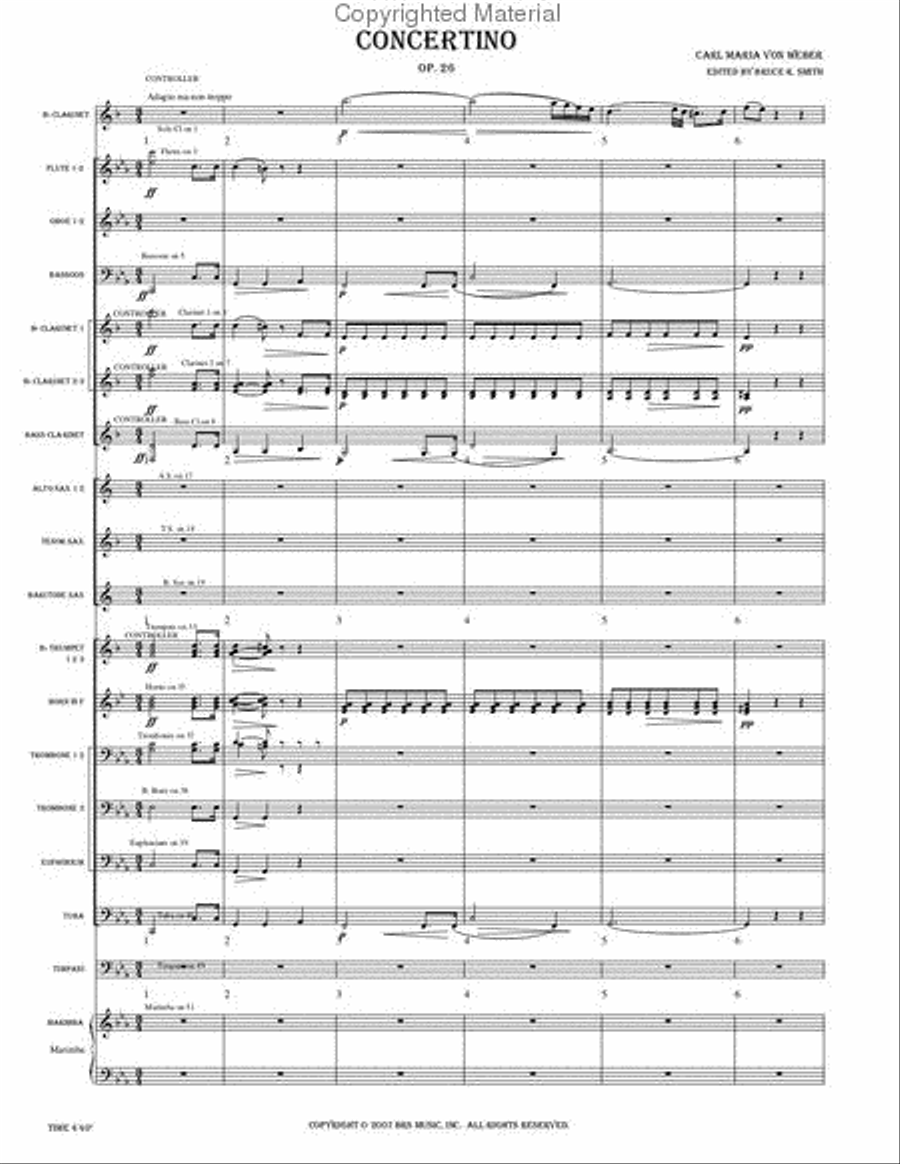 Concertino, Op. 26 Concertino, Op. 26 Concert Band scores gallery preview page 7