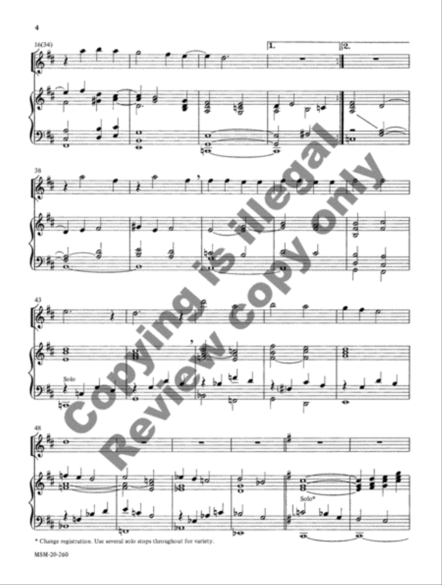 An Epiphany Prelude for Flute and Organ Flute Solo scores gallery preview page 8