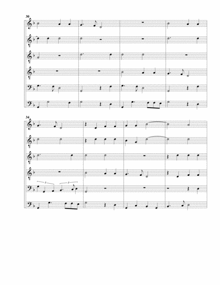 Secular music in 6 parts (arrangements for 6 recorders)