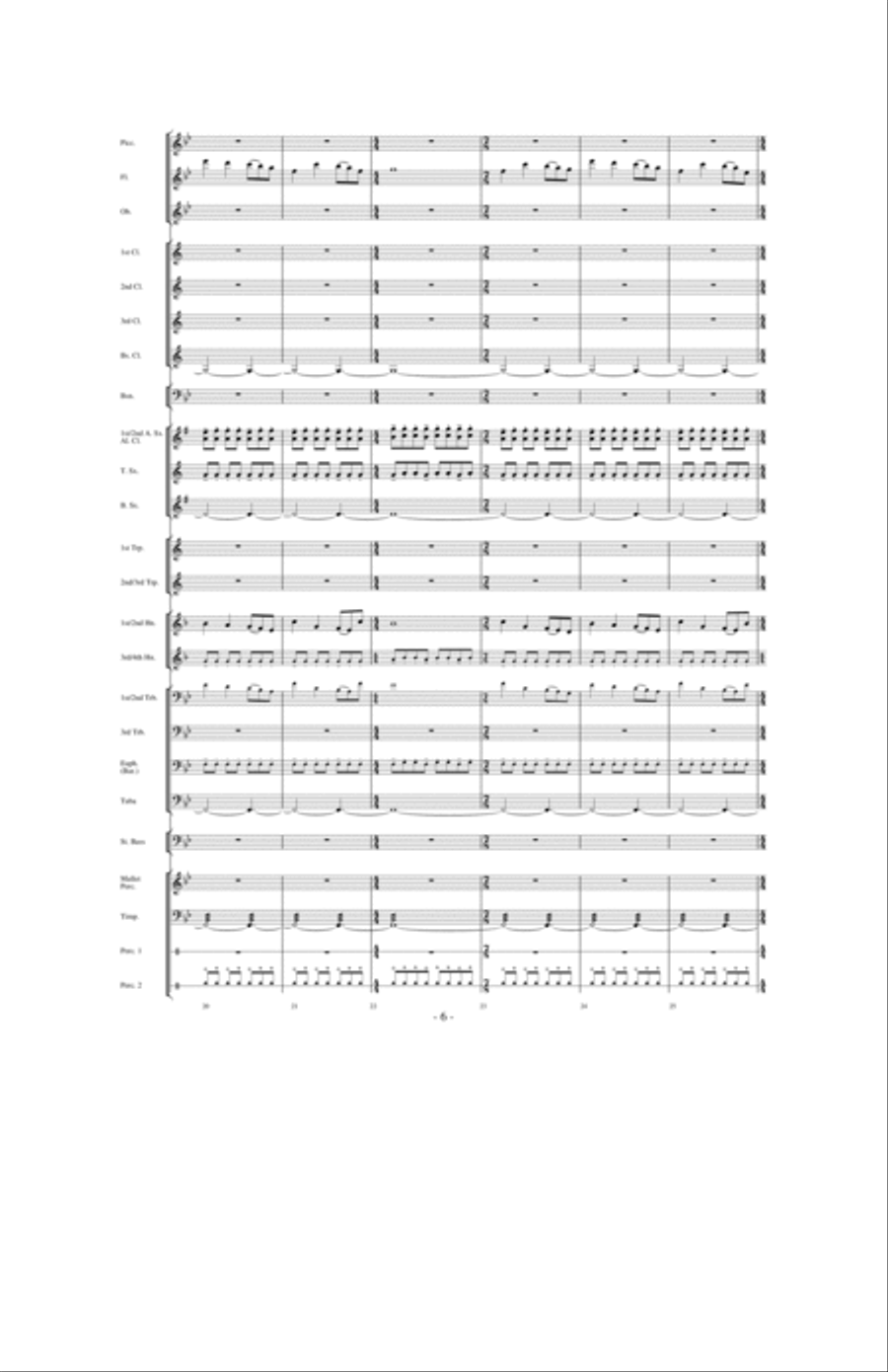 Moonscape Moonscape Concert Band scores gallery preview page 5