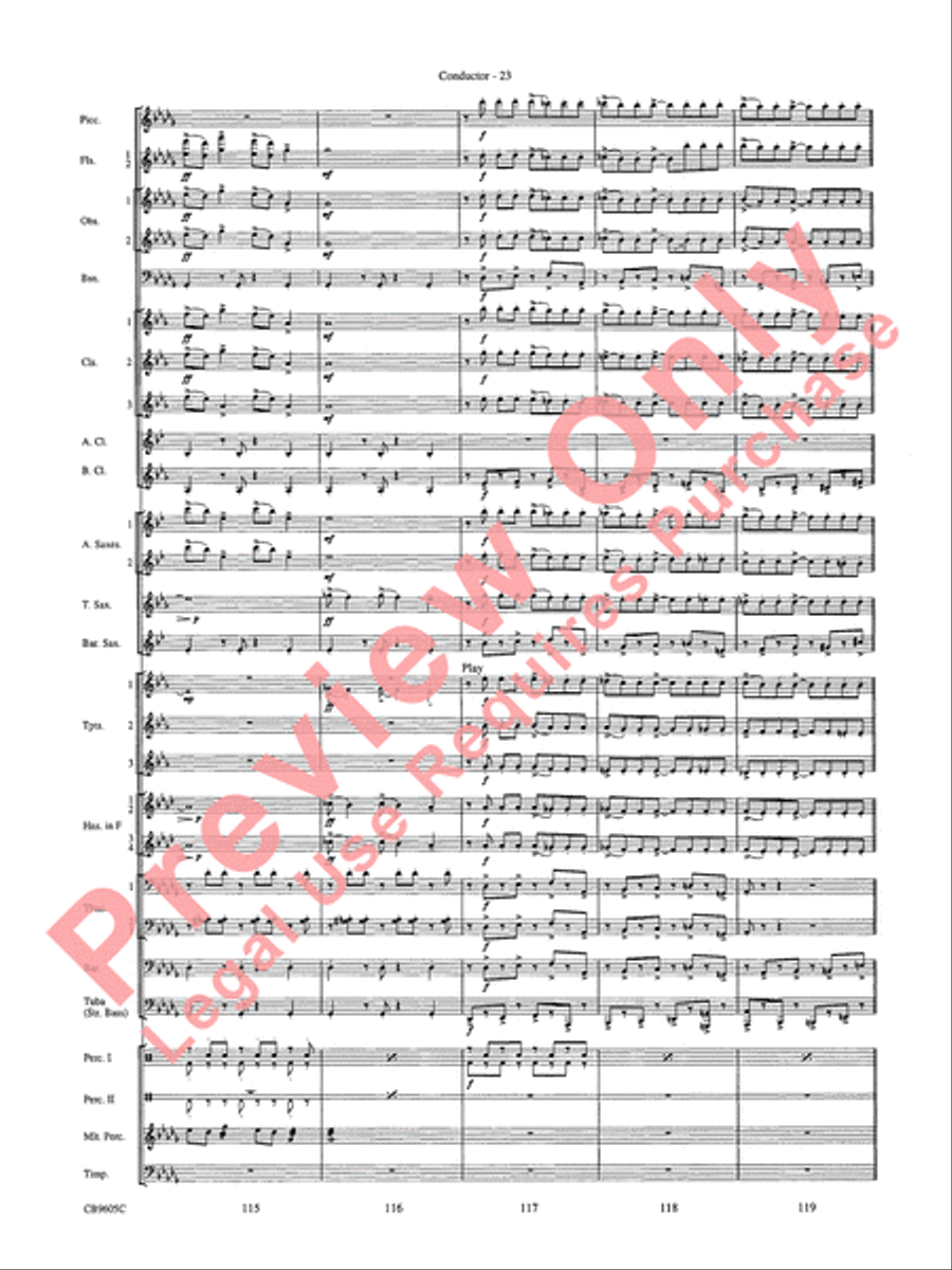 The Symphonic Gershwin The Symphonic Gershwin Concert Band scores gallery preview page 27