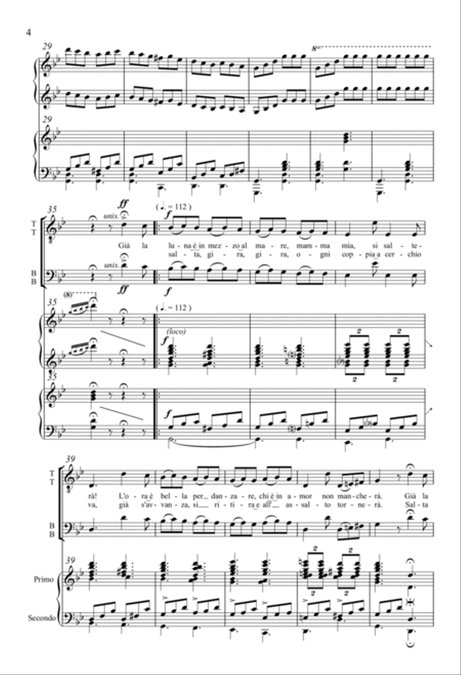 La Danza La Danza TTBB scores gallery preview page 3