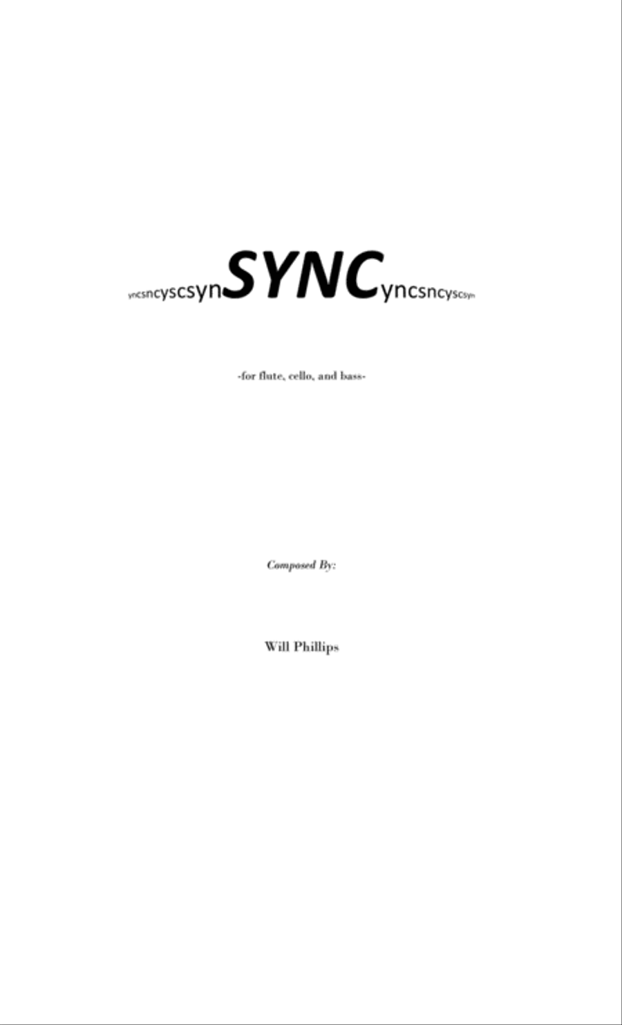 Sync Small Ensemble scores gallery preview page 1