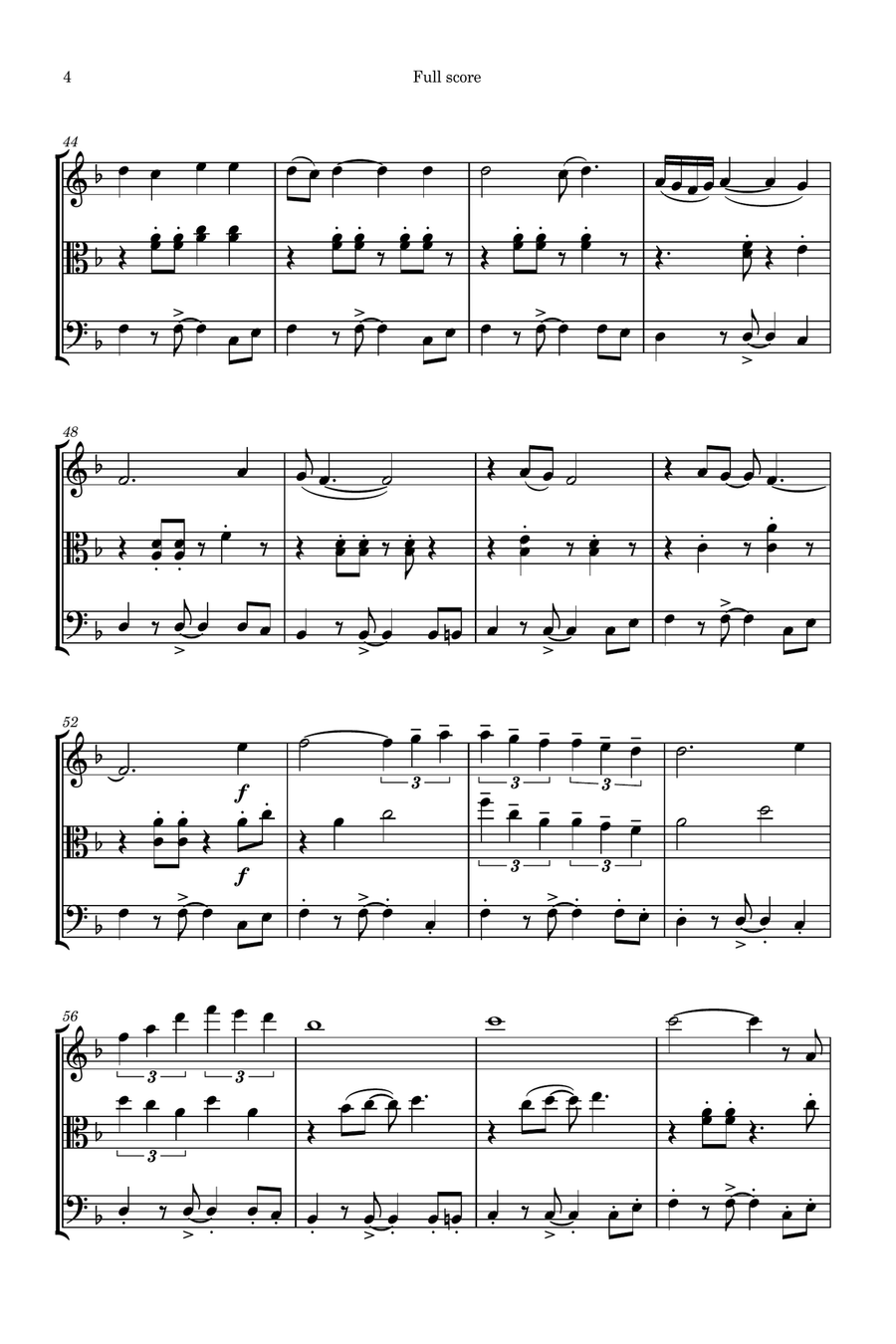 Stand By Me Stand By Me String Trio scores gallery preview page 4