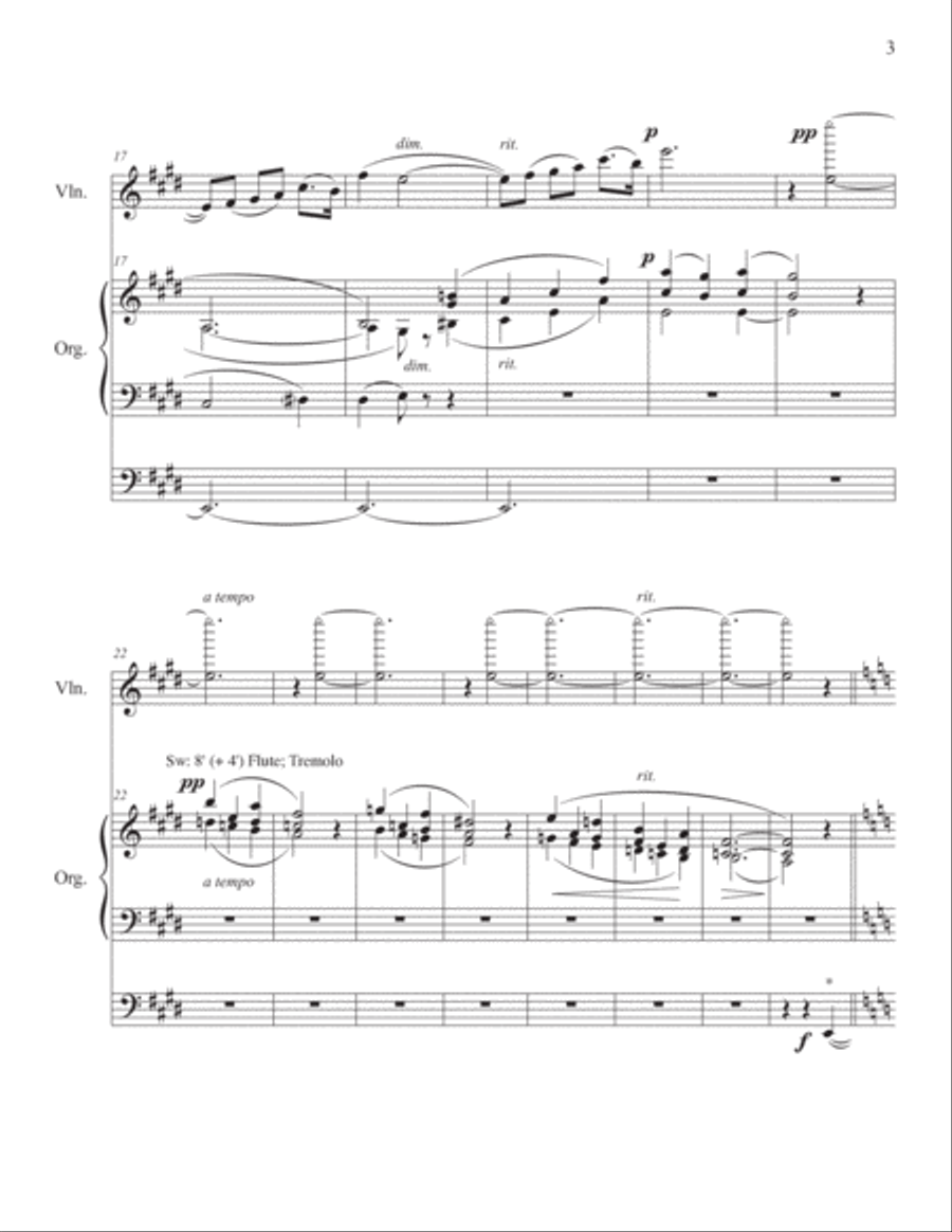 Gothic Hymn String Duet scores gallery preview page 3