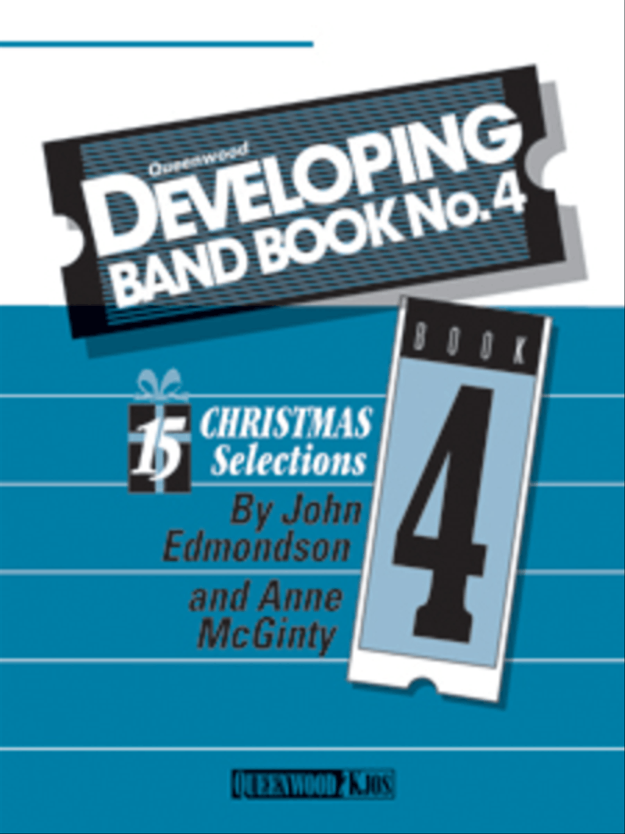 Book cover for Developing Band Book No. 4 - 1st Clarinet