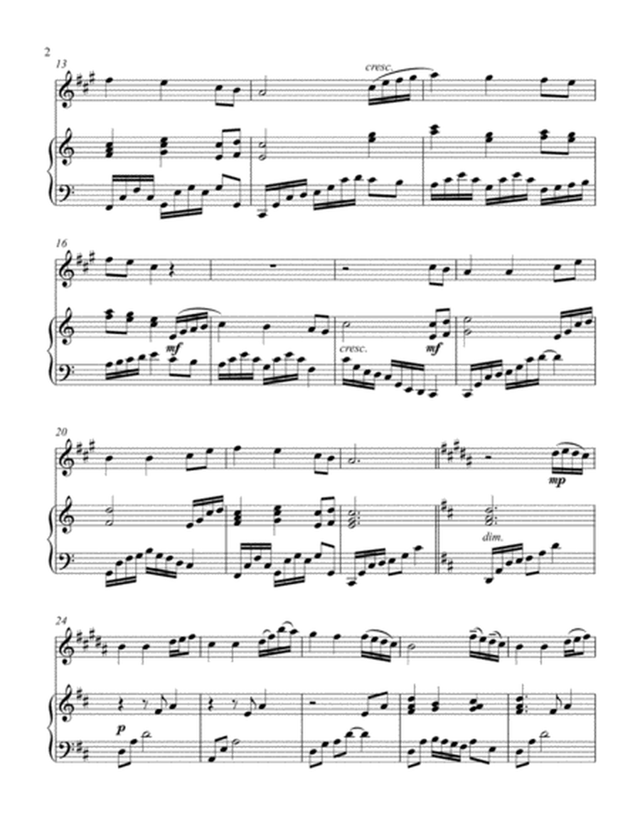 Come, Thou Fount of Every Blessing (treble Eb instrument solo) image number null