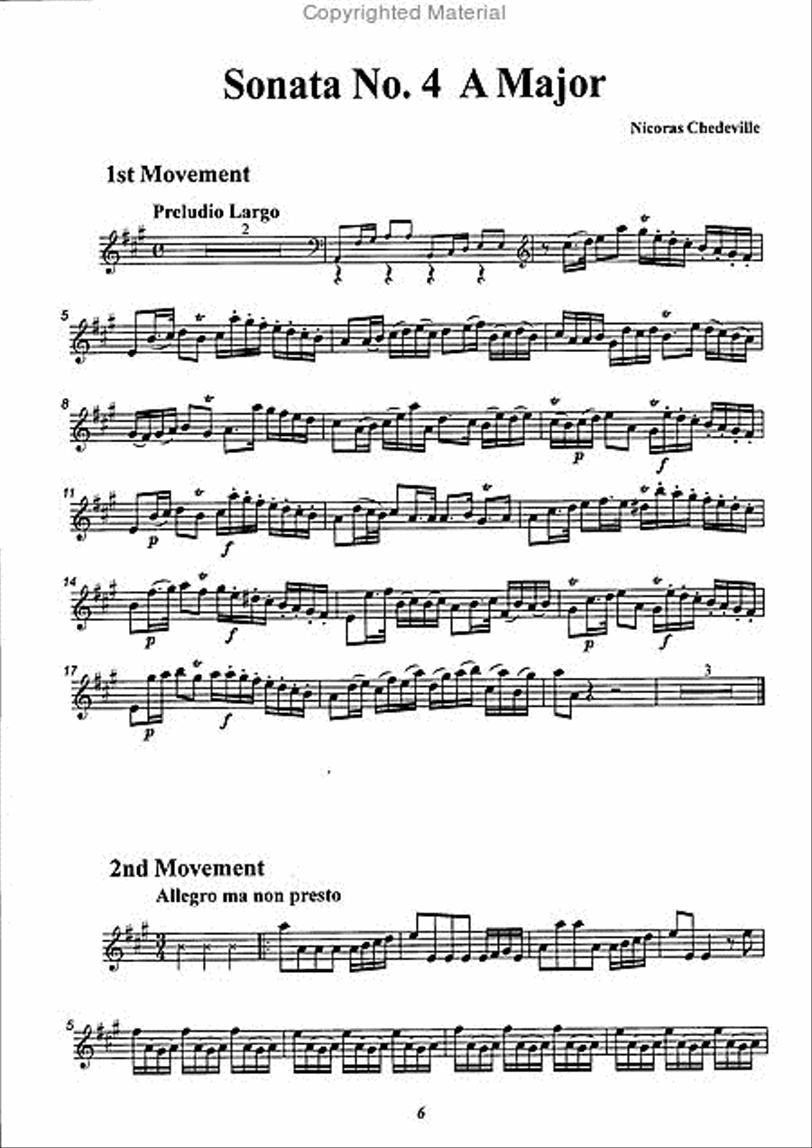 Il pastor fido Vol. 2 Il pastor fido Vol. 2 Flute scores gallery preview page 3
