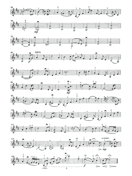Ashokan Farewell by Jay Ungar Violin Solo - Digital Sheet Music