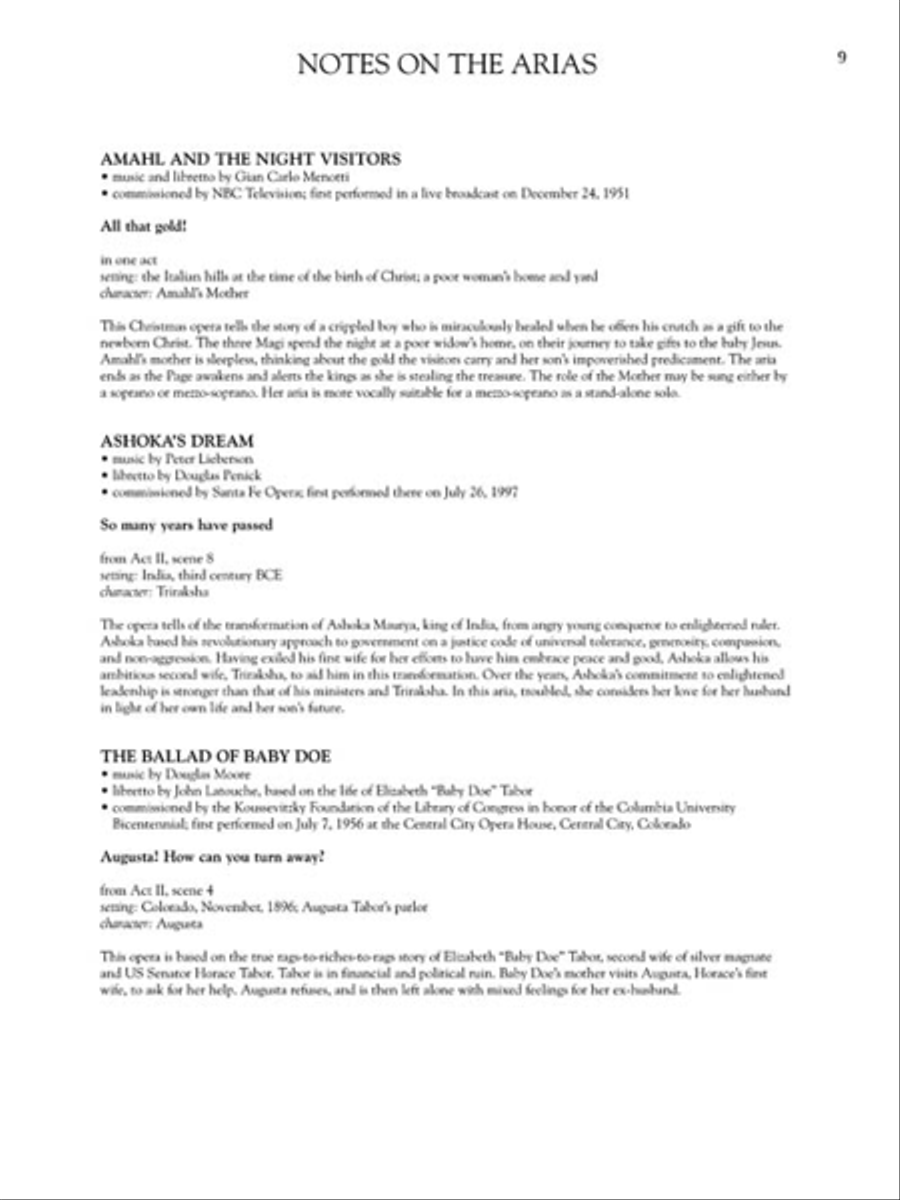 G. Schirmer American Aria Anthology Mezzo-Soprano Voice scores gallery preview page 2
