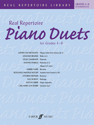 Book cover for Real Repertoire Piano Duets
