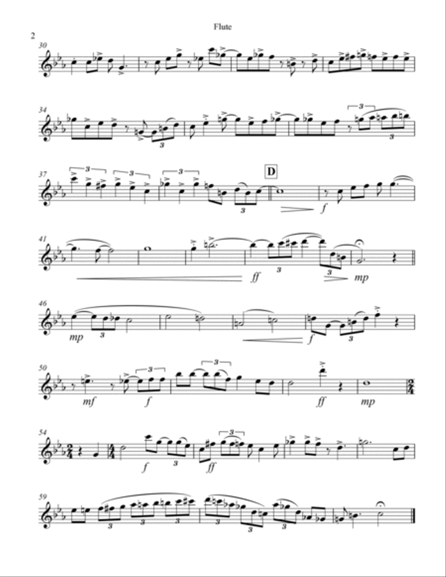 You're A Mean One, Mr. Grinch Woodwind Quartet scores gallery preview page 6