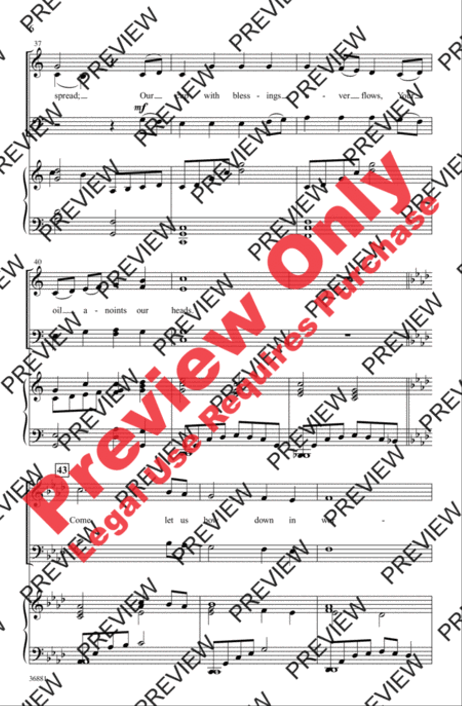 Our Shepherd 4-Part scores gallery preview page 6