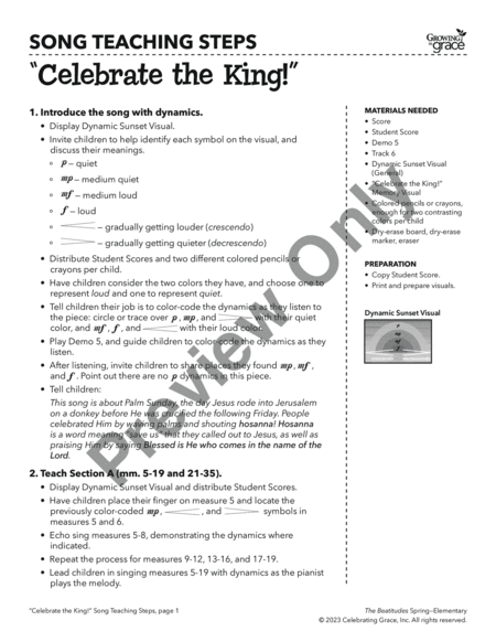 The Beatitudes Elementary Curriculum Spring image number null