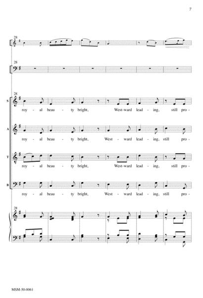 We Three Kings (Downloadable Choral Score)