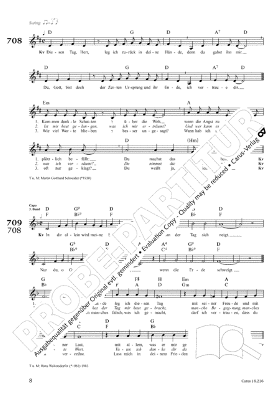 Gitarrenbuch zum Gotteslob. Eigenteile Osterreich / Bozen-Brixen Guitar scores gallery preview page 8
