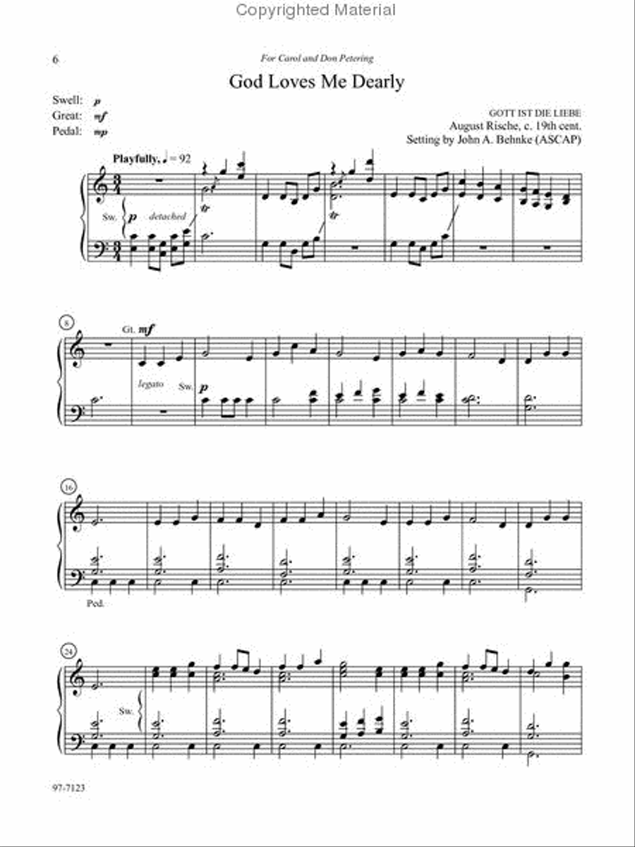 Five Preludes of Praise, Set 5 Organ scores gallery preview page 3