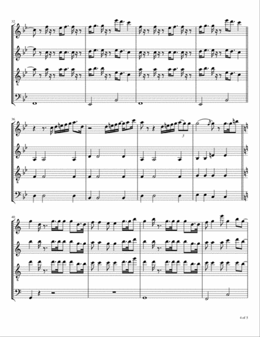Jericho Woodwind Quartet scores gallery preview page 5