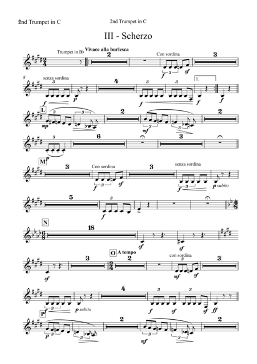 Sinfonia op. 18 Trumpet scores gallery preview page 5