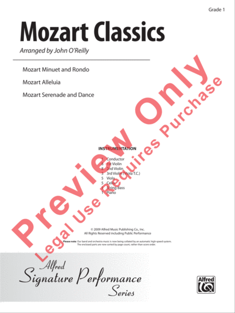 Mozart Classics String Orchestra scores gallery preview page 2