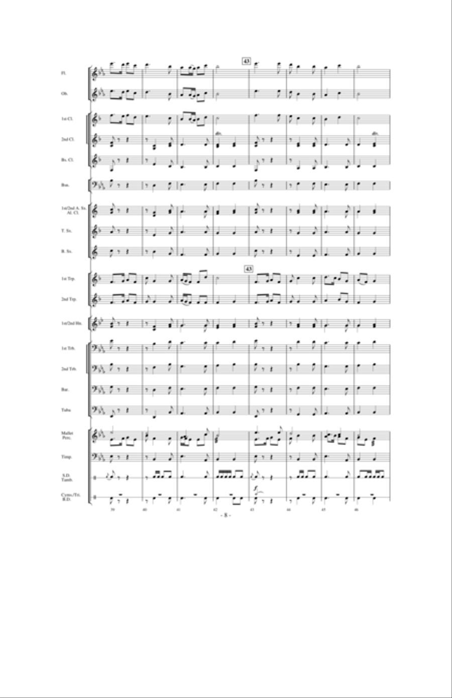 Aspen Overture Concert Band scores gallery preview page 7