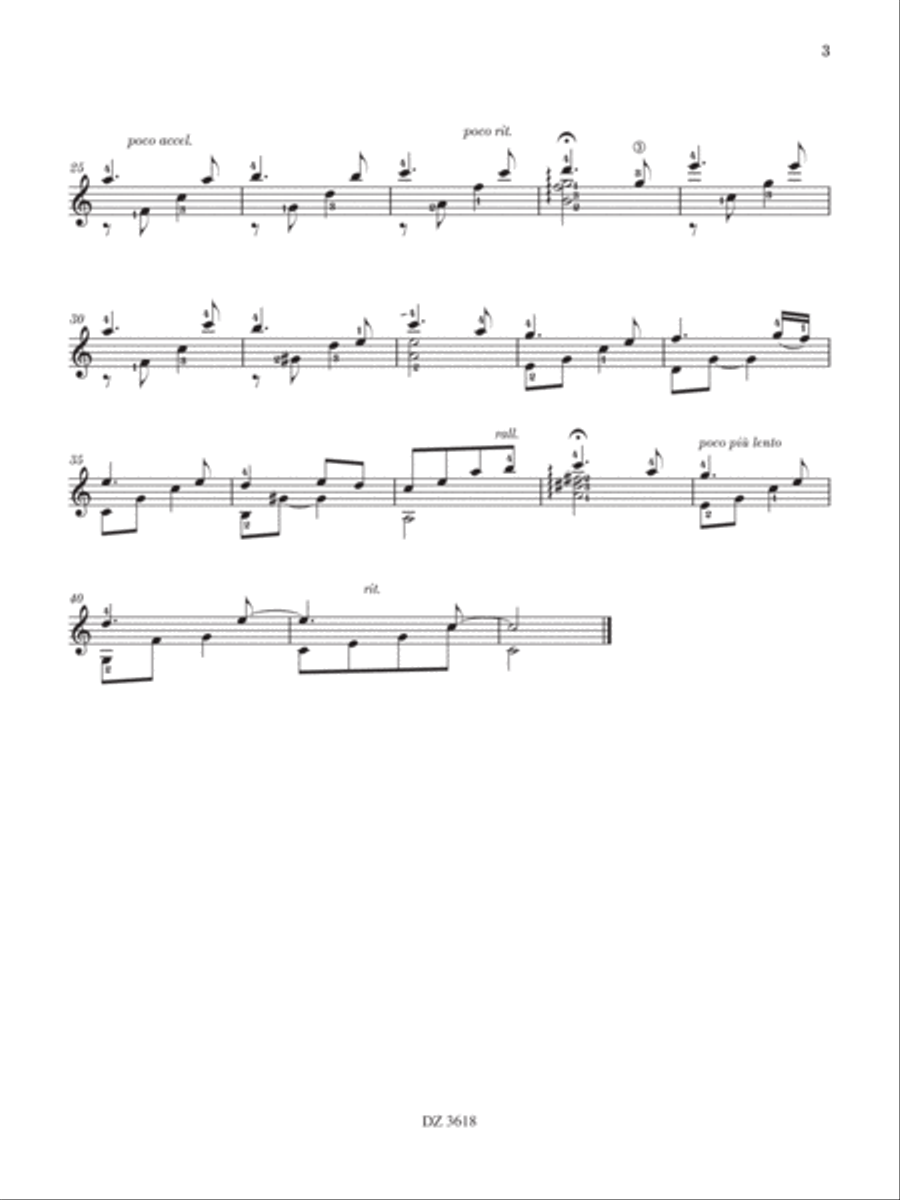 Sur mesure Sur mesure Classical Guitar scores gallery preview page 4