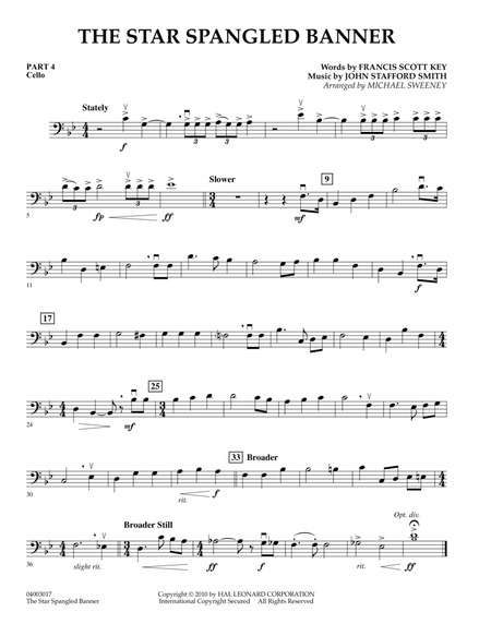 The Star Spangled Banner - Pt.4 - Cello