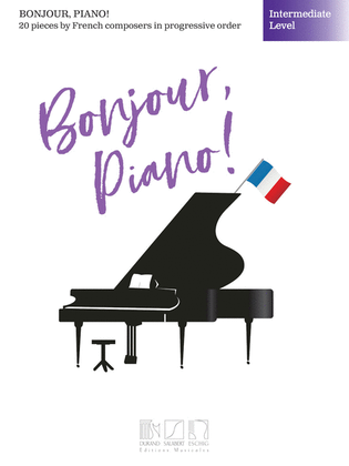 Book cover for Bonjour, Piano! - Intermediate Level