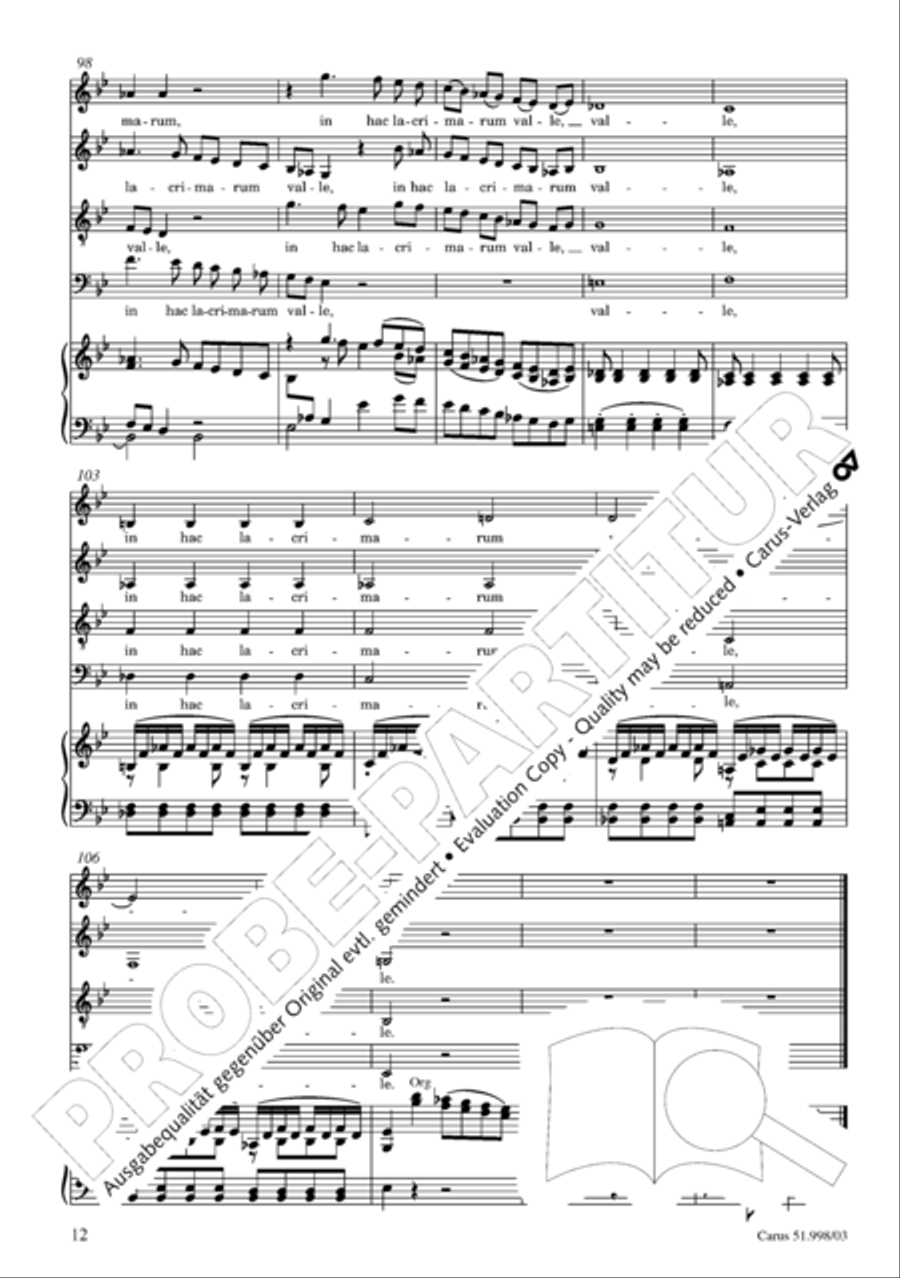 Salve Regina in g Salve Regina in g 4-Part scores gallery preview page 13