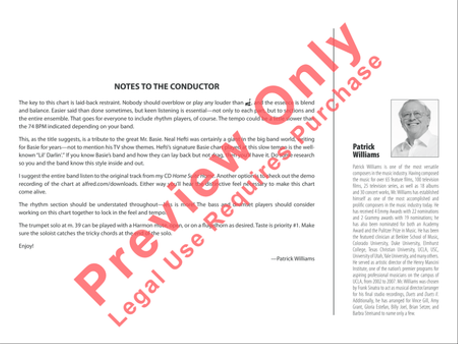 A Hefti Dose of Basie Jazz Ensemble scores gallery preview page 3