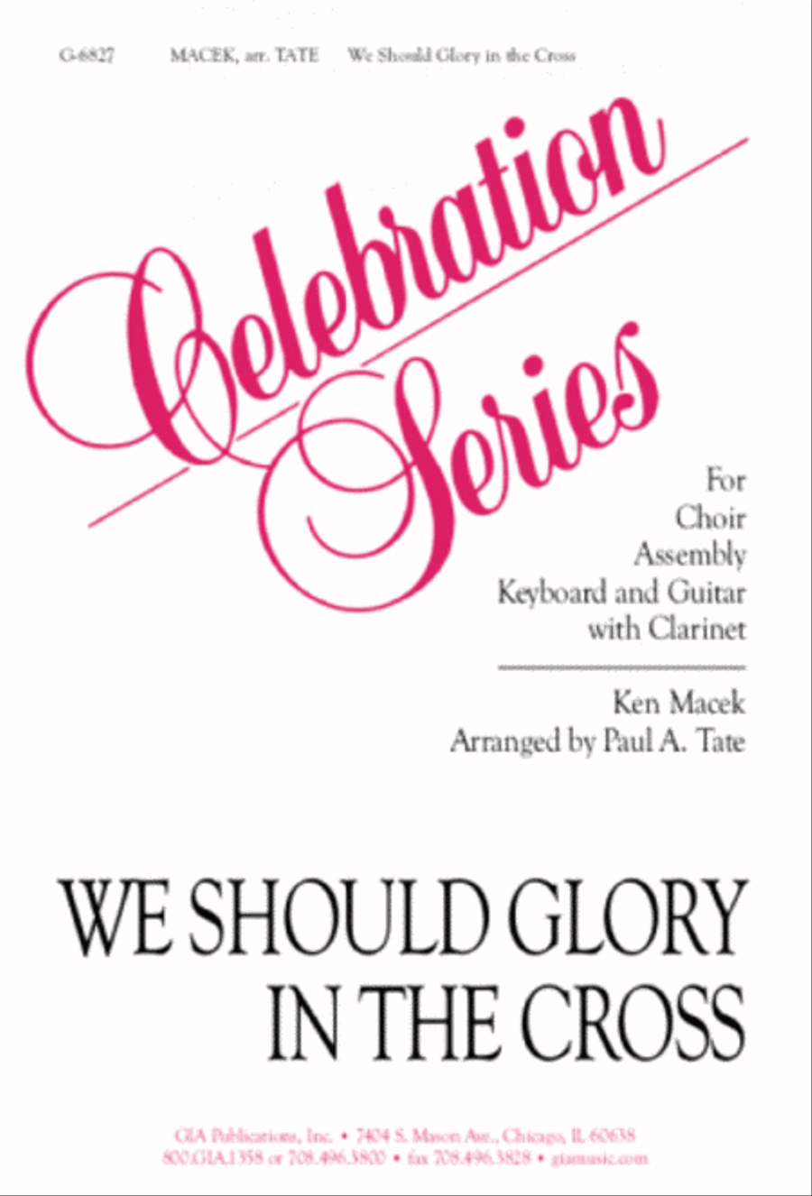 We Should Glory in the Cross - Guitar edition Guitar scores gallery preview page 1