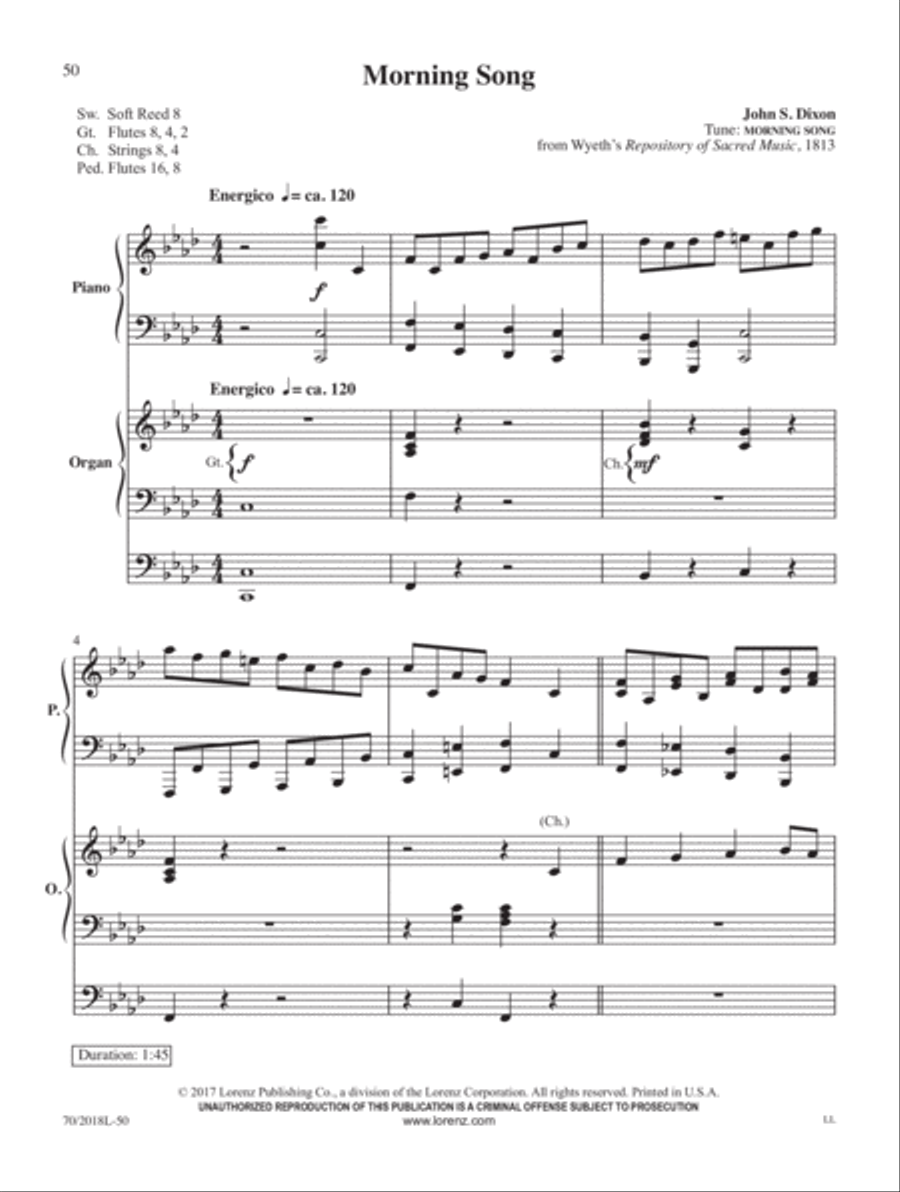 Holy Manna Organ scores gallery preview page 28