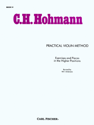 Book cover for Practical Violin Method - Book IV