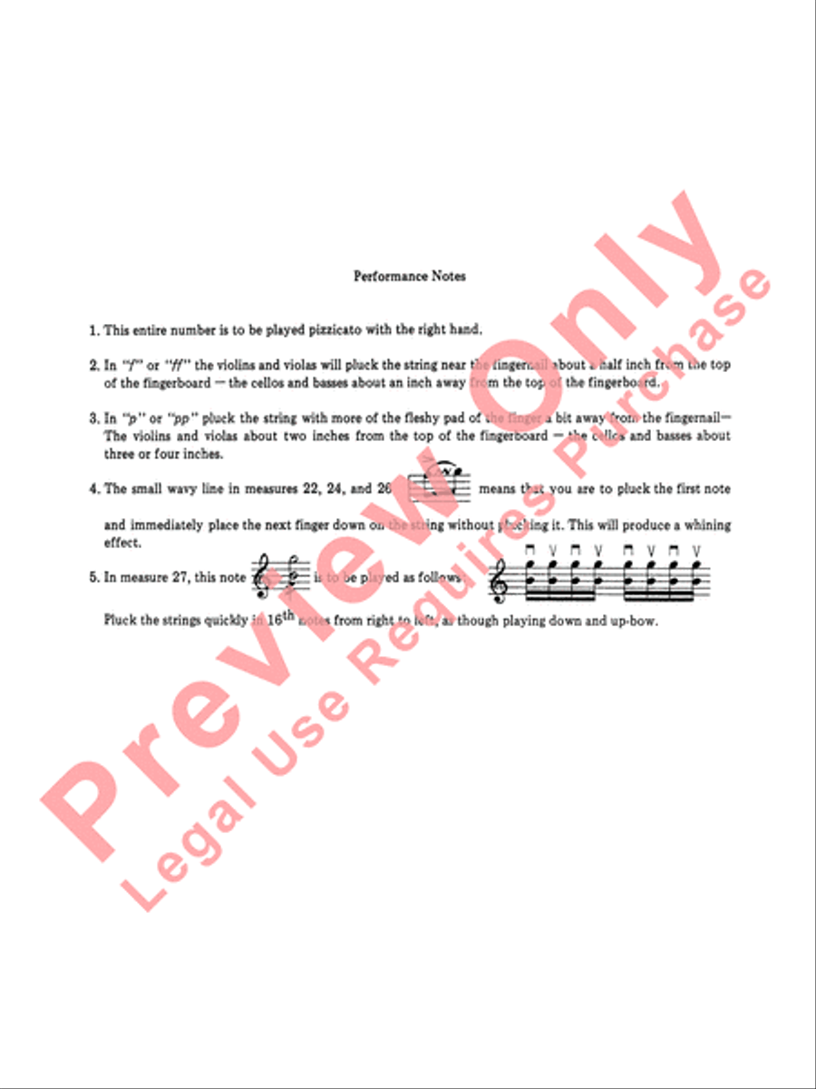 Jazz Pizzicato Jazz Pizzicato String Orchestra scores gallery preview page 3