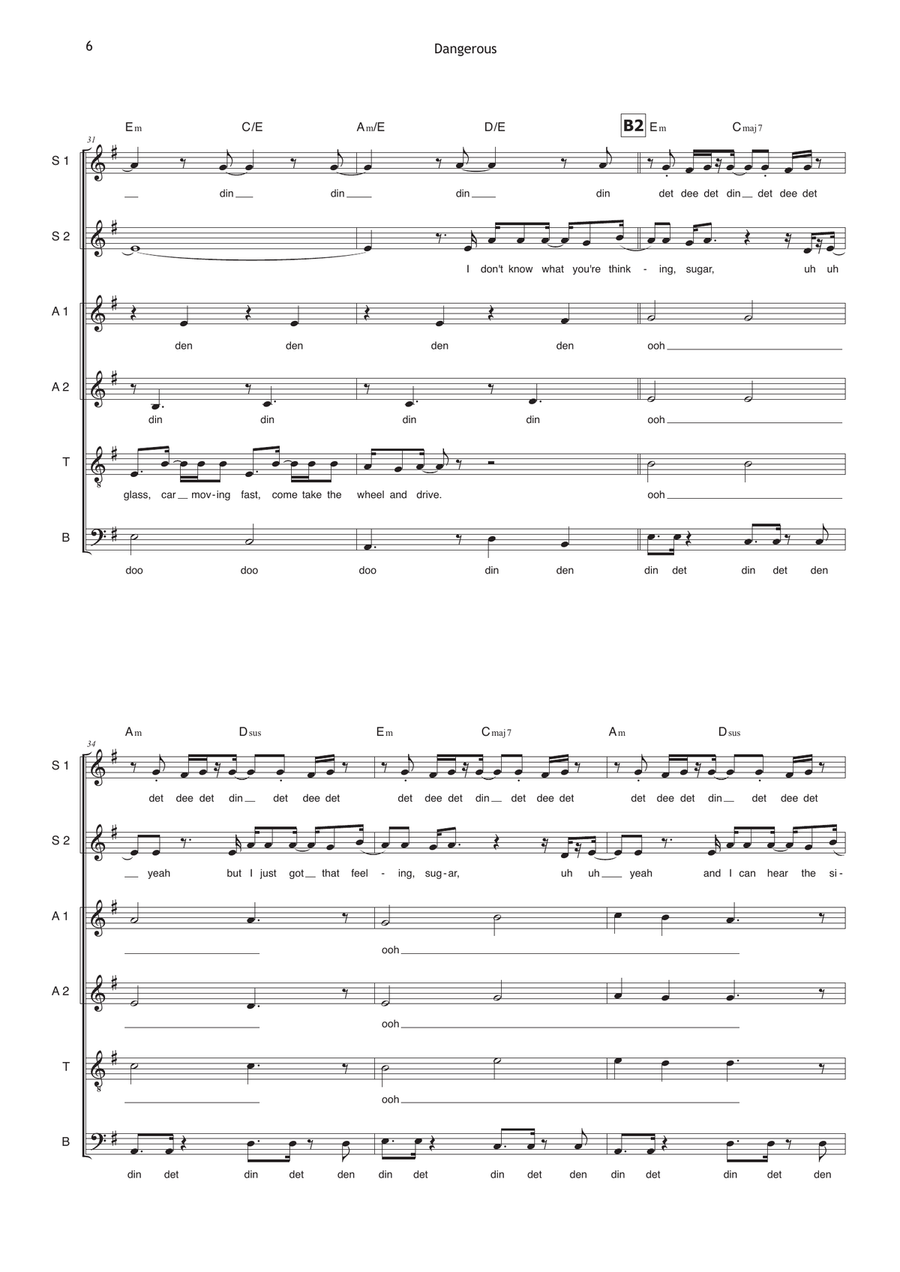 Dangerous Dangerous Divisi scores gallery preview page 6