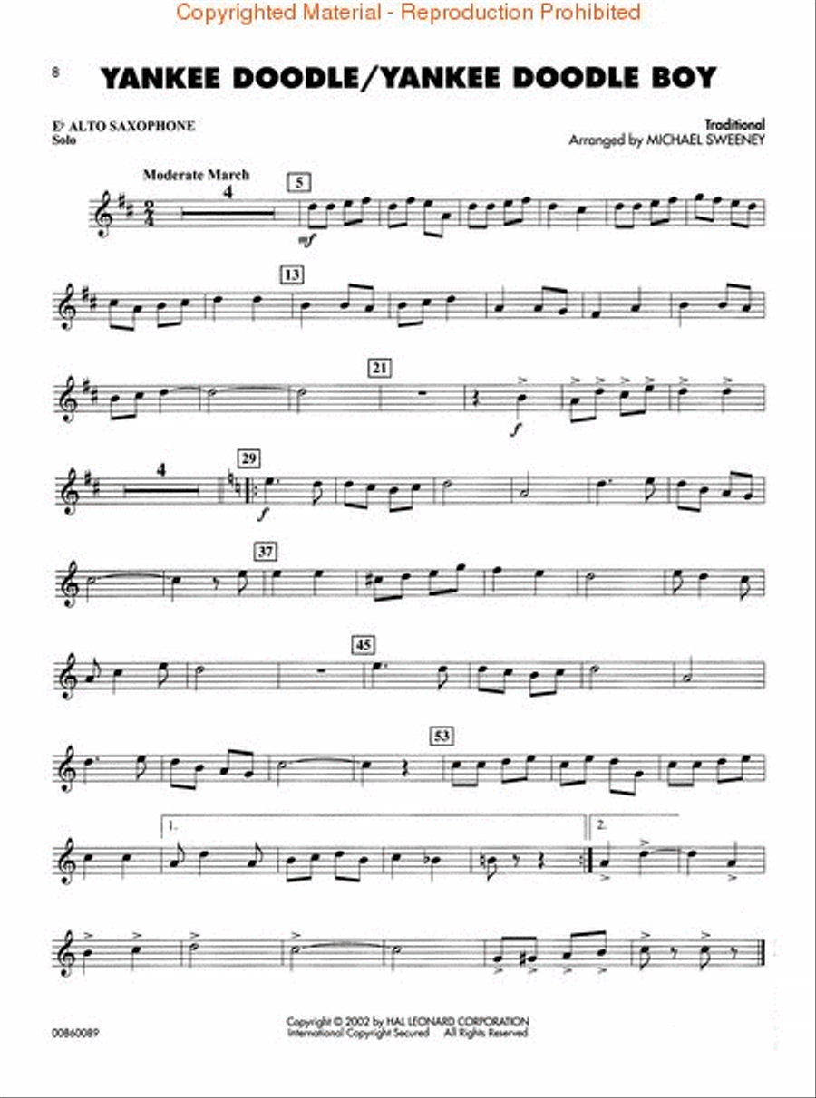 Patriotic Favorites Patriotic Favorites Concert Band Methods scores gallery preview page 3