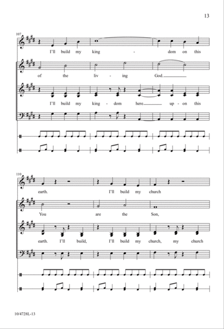 Upon This Rock 3-Part scores gallery preview page 13