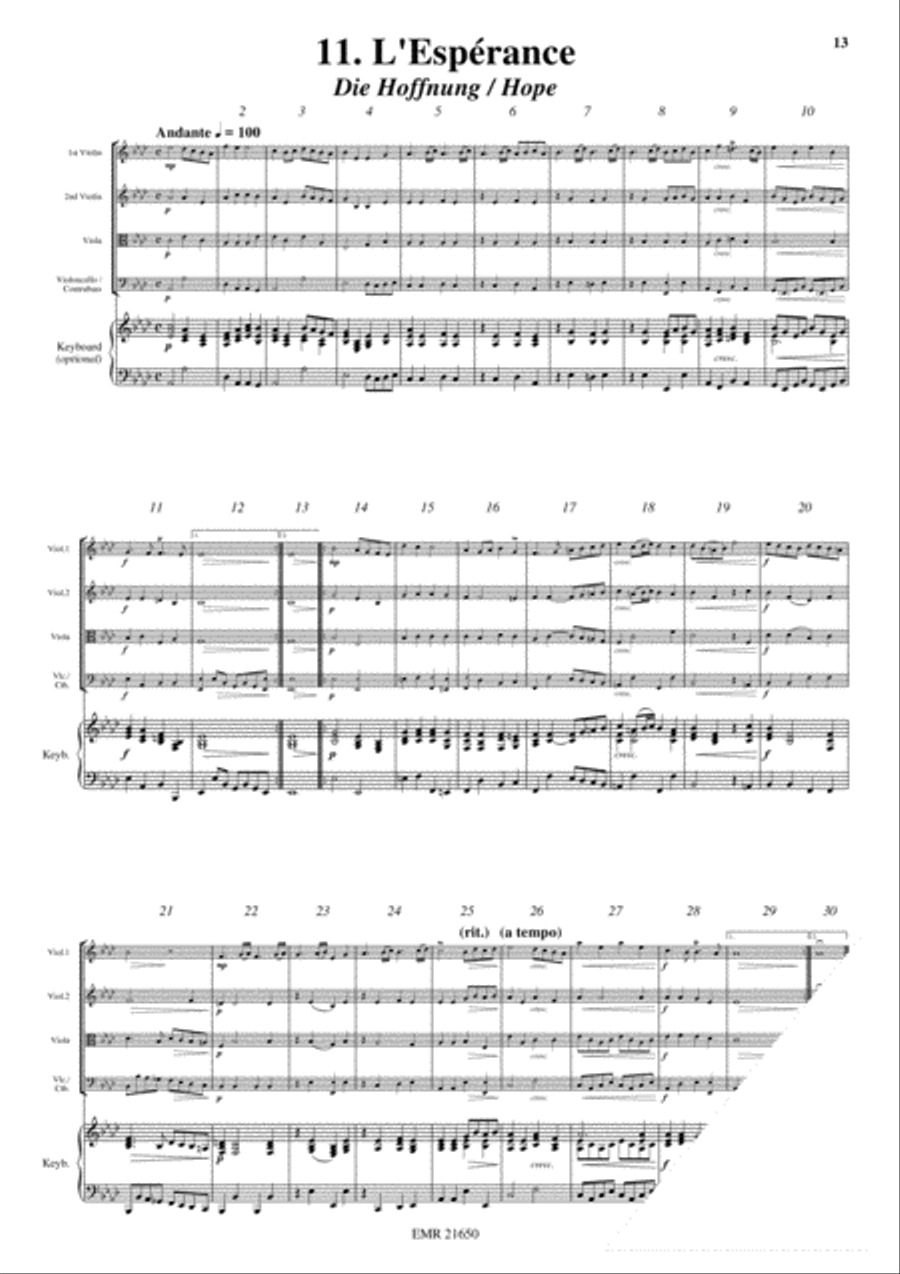 12 Heroic Marches String Quartet scores gallery preview page 13