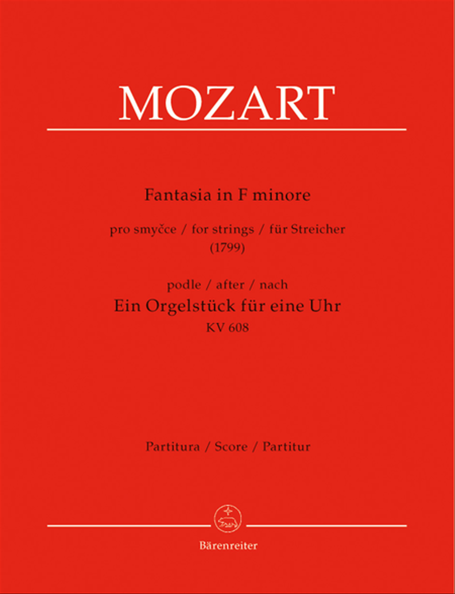 Fantasia for Strings and Winds f minor Orchestra scores gallery preview page 1