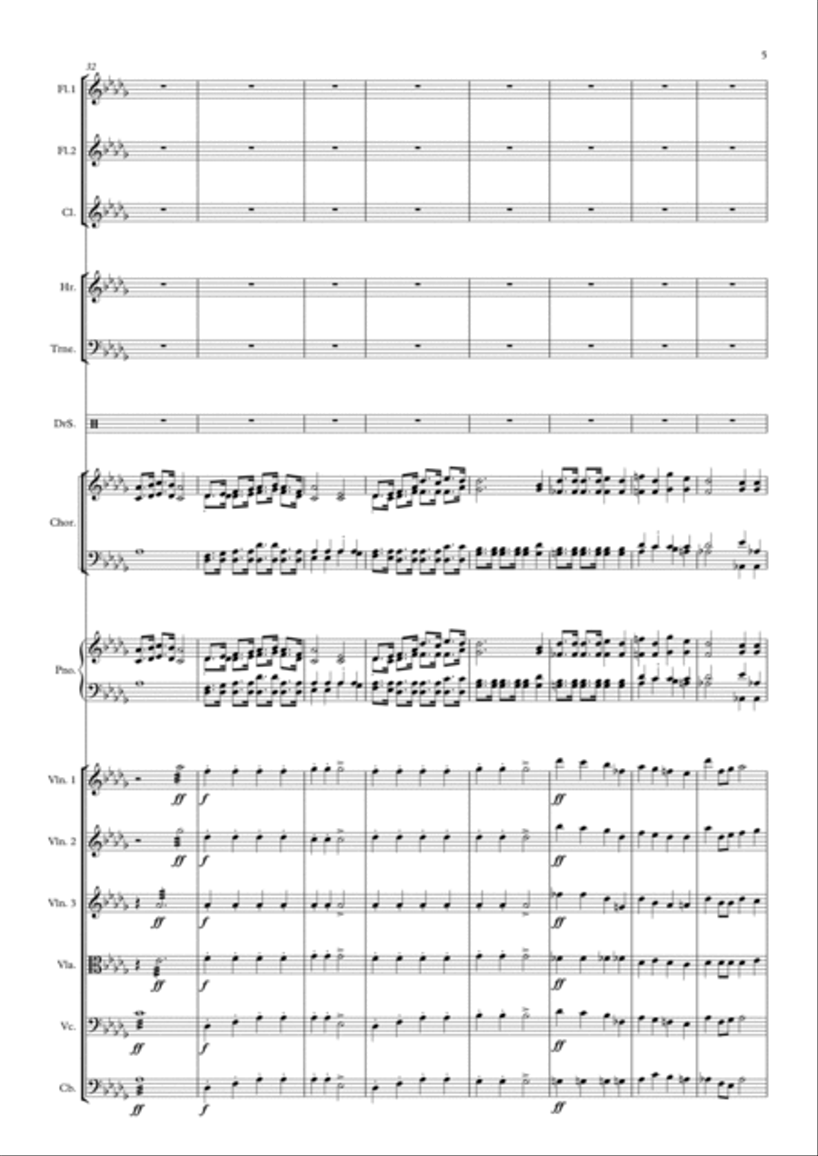 Wonderful Grace Of Jesus Full Orchestra scores gallery preview page 5