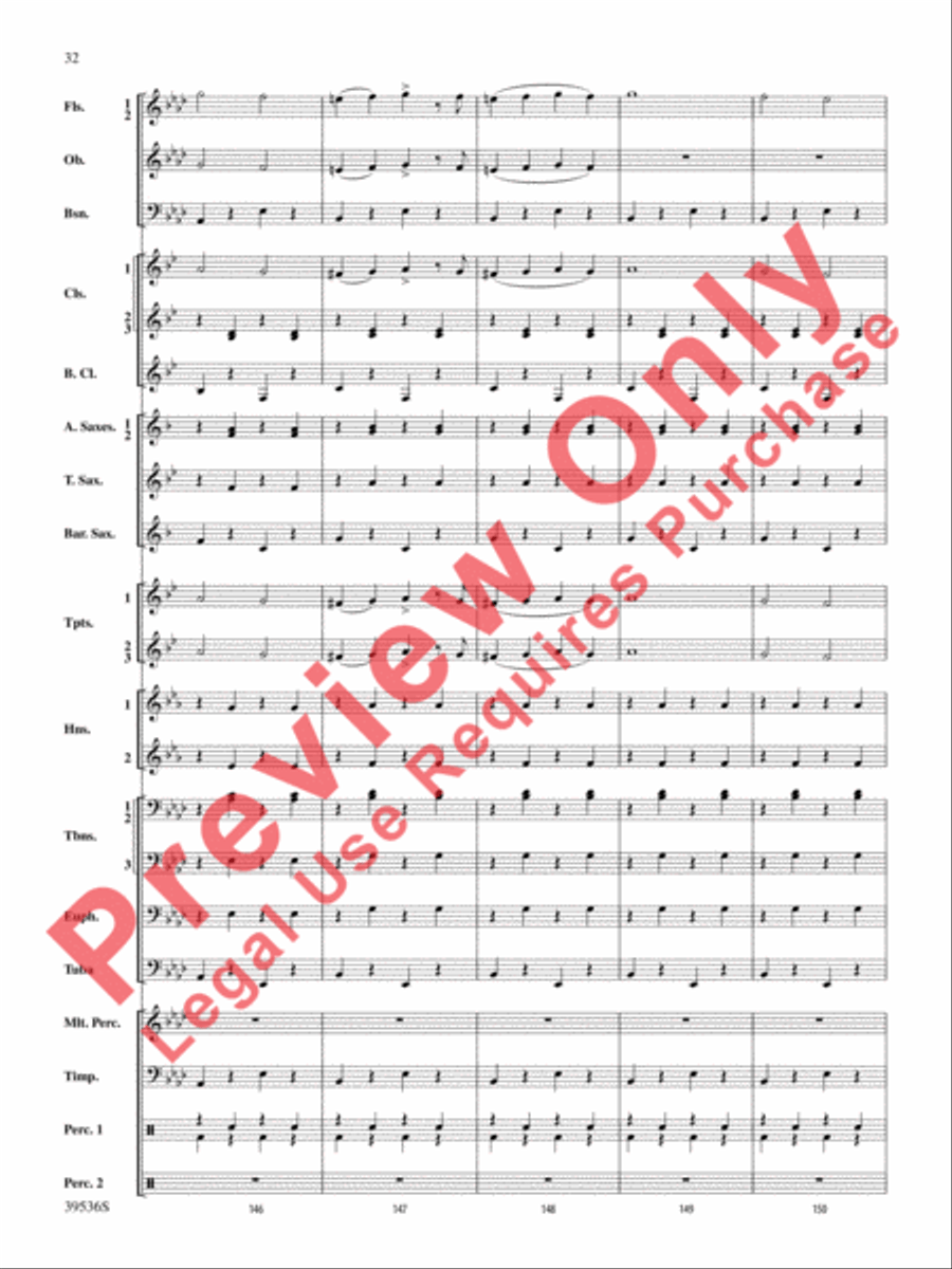 Screamers! Screamers! Concert Band scores gallery preview page 33