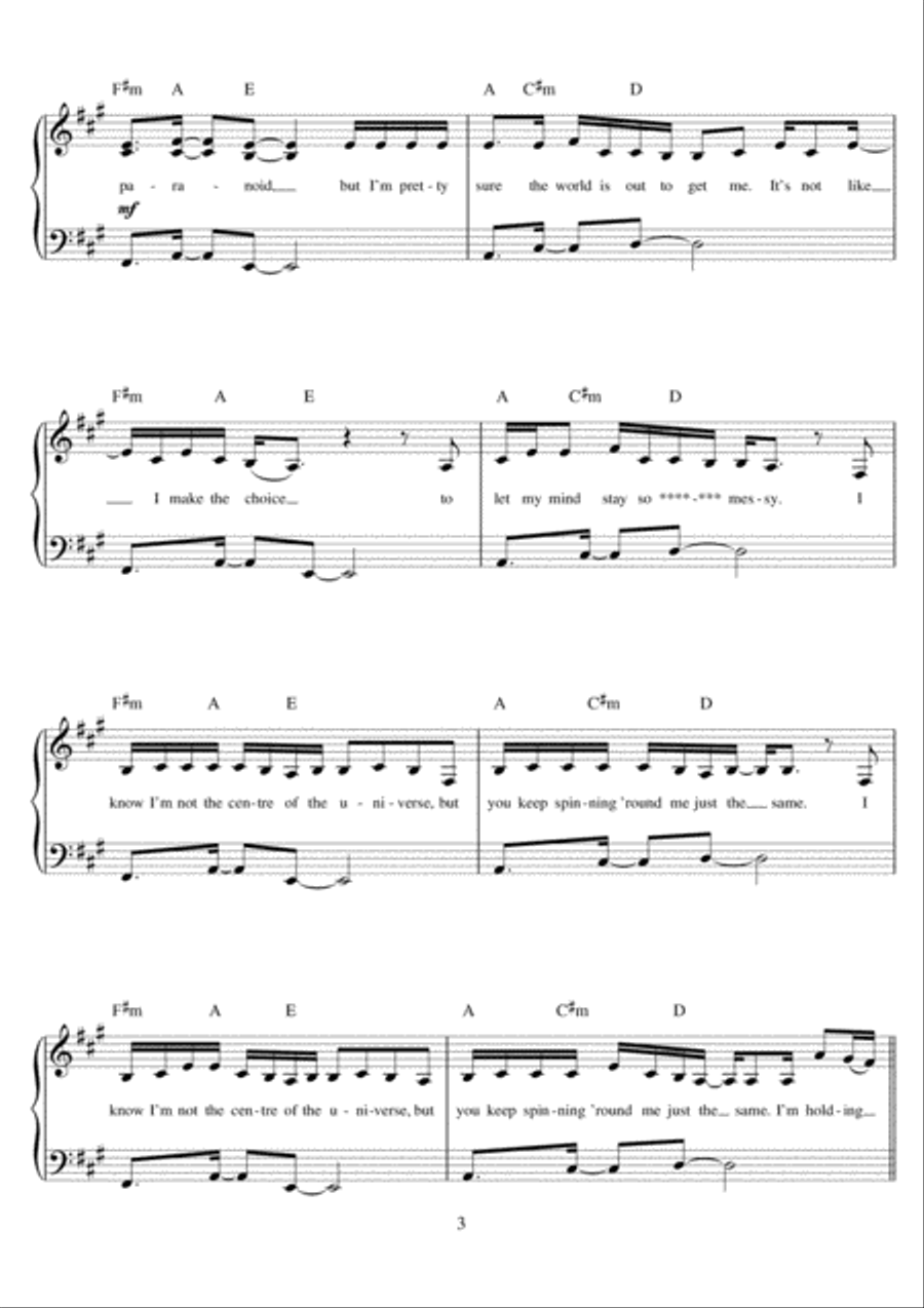 Heavy Easy Piano scores gallery preview page 3